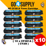 Compatible Cyan HP 381 CF381A 381A Toner Cartridge Used for HP Color laserJet Pro M476dn MFP/M476dw MFP/M476dnw MFP Printer