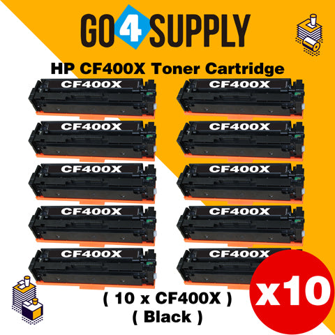 Compatible Black HP 201X CF400X Toner Cartridge Used for HP Color LaserJet Pro M252dn/252n; Color LaserJet Pro MFP M277dw/277n; Color LaserJet Pro MFP M274n Printers