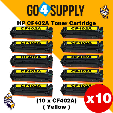 Compatible Yellow HP 201A CF402A Toner Cartridge Used for HP Color LaserJet Pro M252dn/252n; Color LaserJet Pro MFP M277dw/277n; Color LaserJet Pro MFP M274n Printers