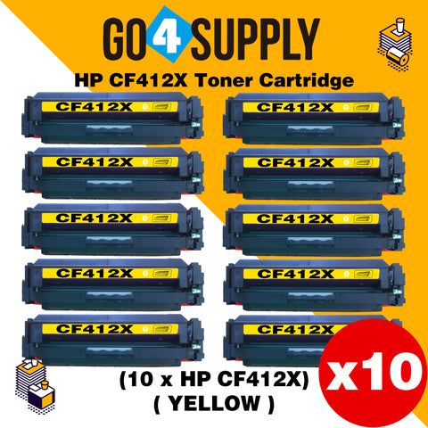 Compatible Yellow HP 412X CF412X Toner Cartridge Used for Color LaserJet Pro M452dw/452dn/452nw, Color LaserJet Pro MFPM477fnw/M477fdn/M477fdw, Color LaserJet Pro MFP M377dw Printers