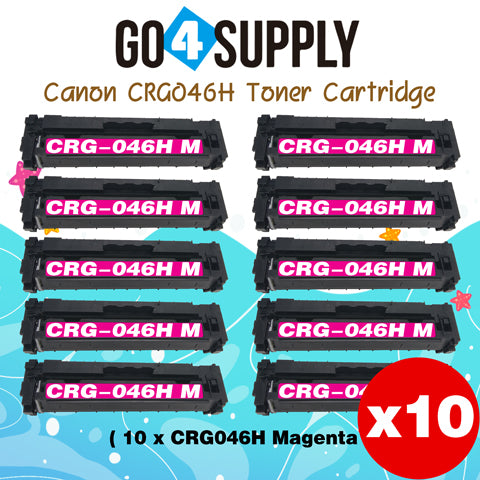 Compatible (High-Yield) Magenta CANON CRG046H Toner Cartridge Used for Color imageCLASS LBP654Cdw/MF735Cdw/MF731Cdw/MF733Cdw, Color i-SENSYS LBP654Cx/653Cdw/MF732Cdw/734Cdw/735Cx; Satera MF731Cdw/LBP654C/LBP652C/LBP651C/MF735Cdw/MF733Cdw