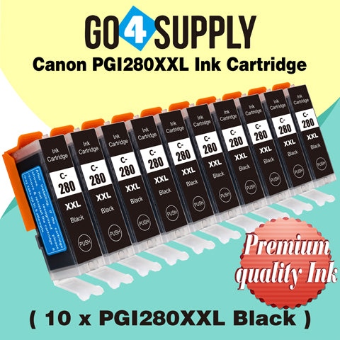 Compatible Large Black Canon PGI280 PGI280XXL PGI-280XXL Ink Cartridge PGI280XL PGI-280XL Used for PIXMA TS702/TR7520/TR8520/TR8620/TS6120/TS6220/TS6320/TS8120/TS8220/TS8320/TS9120/TS9520/TS9521C Printers