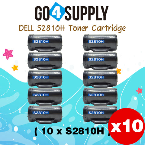 Compatible (6,000 Yield) Dell 2810 593-BBMF 47GMH Toner Cartridge Replacement for S2810dn H815dw S2815dn Printer