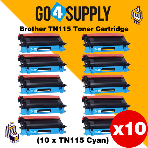 Compatible Cyan Brother TN115 TN-115 Toner Cartridge Used for Brother HL-4040CN 4050CDN 4070CDW MFC-9440CN 9450CDN 9840CDW DCP-9040CN 9045CDN