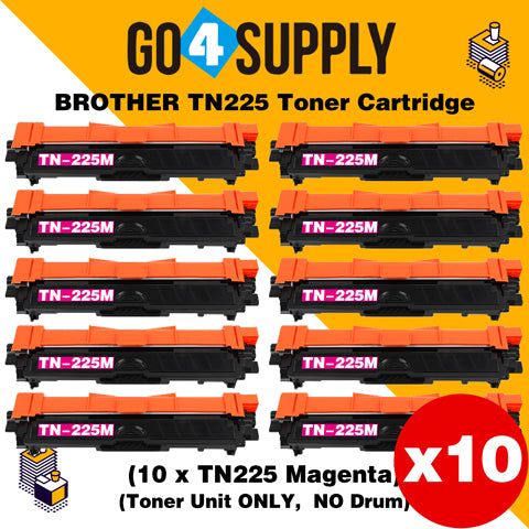 Compatible Magenta Brother TN225 TN-225 Toner Unit Used for Brother HL-3140CW/ HL-3142CW/ HL-3150CDW/ HL-3152CDW/ HL-3170CDW/ HL-3172CDW/ MFC-9130CW/ MFC-9140CDN/ MFC-9330CDW/ MFC-9340CDW; DCP-9020CDW Printer