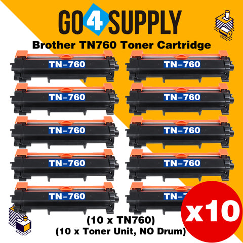 Compatible  Brother TN760 TN-760 Toner Unit Used for DCP-L2550DW, HL-L2350DW, HL-L2370DW, HL-L2370DW XL, HL-L2390DW, HL-L2395DW, MFC-L2710DW, MFC-L2750DW, MFC-L2750DW XL Printer