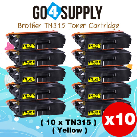 Compatible Brother Yellow TN-315 TN315 Toner Cartridge Used for Brother HL-4140CN HL-4150CDN HL-4570CDWT HL-4570CDW MFC-9460CDN MFC-9560CDW DCP-9055CDN DCP-9270CDN Printers