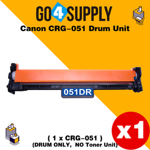 Compatible (DRUM ONLY) Canon CRG051 CRG-051 Cartridge 051 Black (2170C001) Drum Unit Used for Canon ImageCLASS LBP162dw MF264dw MF267dw MF269dw Printer