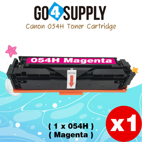 Compatible CANON Magenta CRG054H Toner Cartridge CRG-054H Used for i-SENSYS LBP621Cw/LBP623Cw/MF641Cw/MF643Cdw/MF645Cx; Color imageCLASS MF642Cdw/MF641Cw/MF644Cdw/LBP622Cdw