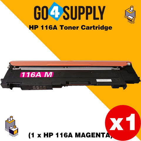 Compatible Magenta HP 116A W2063A Toner Cartridge Used for HP Color Laser MFP 179fnw/ 178nw; Color Laser 150a/ 150w/ 150nw Printer