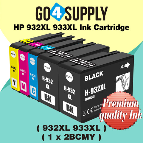 Compatible BLACK HP 932XL 933XL Ink Cartridge Used for OfficeJet 6100/6600/6700/7110/7610/7612/7510/7512