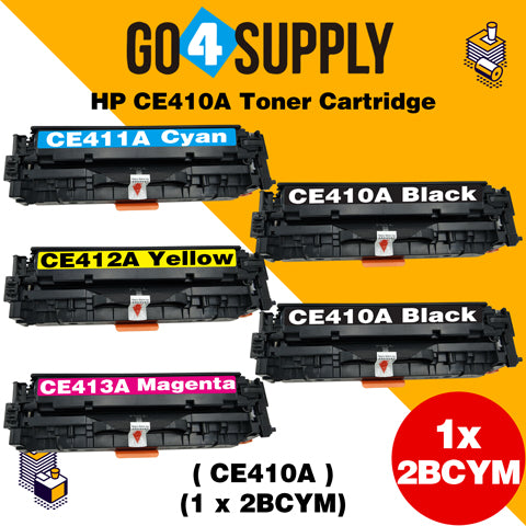 Compatible Set Combo HP CE410A CE411A CE412A CE413A Toner Cartridge Used for HP Laserjet Enterprise 300 color M351/ MFP M375nw; 400 color M451nw/M451dn/M451dw/ MFP M475dn/M475dw Printer