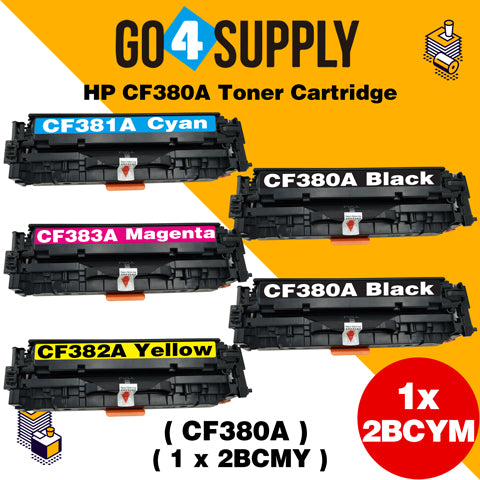 Compatible Set Combo HP 312A CF380A CF381A CF382A CF383A Toner Cartridge Used for HP Color laserJet Pro M476dn MFP/M476dw MFP/M476dnw MFP Printer