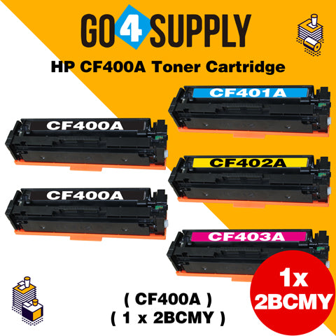 Compatible Set Combo HP 201A CF400A CF401A CF402A CF403A Toner Cartridge Used for HP Color LaserJet Pro M252dn/252n; Color LaserJet Pro MFP M277dw/277n; Color LaserJet Pro MFP M274n Printers