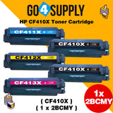 Compatible Set Combo HP 410X CF410X CF411X CF412X CF413X Toner Cartridge Used for Color LaserJet Pro M452dw/452dn/452nw, Color LaserJet Pro MFPM477fnw/M477fdn/M477fdw, Color LaserJet Pro MFP M377dw Printers