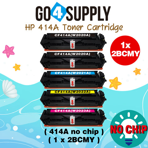 Compatible HP Magenta W2023A CF414A (NO CHIP) Toner Cartridge Used for Color LaserJet Pro M454dn/M454dw; MFP M479dw/M479fdn/M479fdw/M454nw; Enterprise M455dn/ MFP M480f/ MFP M480f; Color LaserJet Managed E45028