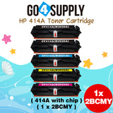 Compatible HP CF414A (WITH CHIP) W2020A W2021A W2022A W2023A Set Combo Toner Cartridge Used for Color LaserJet Pro M454dn/M454dw; MFP M479dw/M479fdn/M479fdw/M454nw; Enterprise M455dn/ MFP M480f/ MFP M480f; Color LaserJet Managed E45028