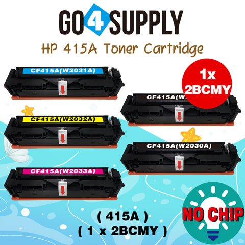 Compatible HP Black W2030A CF415A (NO CHIP) Toner Cartridge Used for Color LaserJet Pro M454dn/M454dw; MFP M479dw/M479fdn/M479fdw/M454nw; Enterprise M455dn/MFP M480f; Color LaserJet Managed E45028