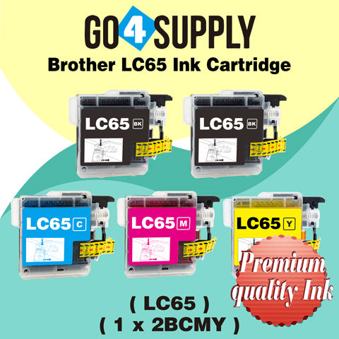 Compatible Yellow Brother LC65 Ink Cartridge Used for MFC-5890CN/5895CW/6490CW/6890CDW/J220/J265w/J270w/J410/J410w/J415W/J615W/J630W