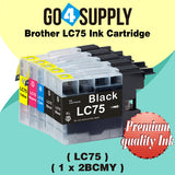 Compatible Set Combo Brother 75xl LC75 LC75XL Ink Cartridge Used for MFC-J432W/J430W/J6910DW/J6710DW/J5910DW/J6510DW/J435W/J835DW/J280W/J425W; DCP-J525N/J540N/J740N/J925N/J525W/J725DW/J925DW/J940N-B/J940N-W Printer