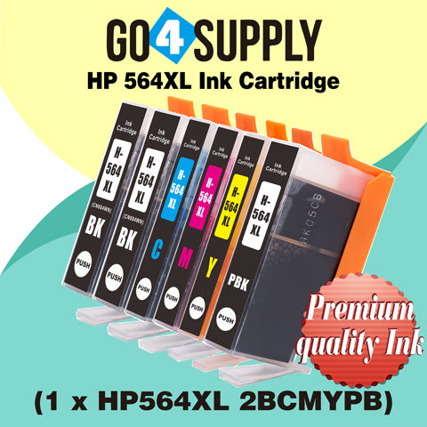 Compatible Set Combo HP 564xl Ink Cartridge Used for Photosmart D5445/D5460/D5463/D5468/C5324/C5370/C5373/C5380/C5383/C5388/C5390/C5393/C6340/C6350/C6380/C6375/7520/D7560/B8550/C6324/D5400/D7560/B110c Printer