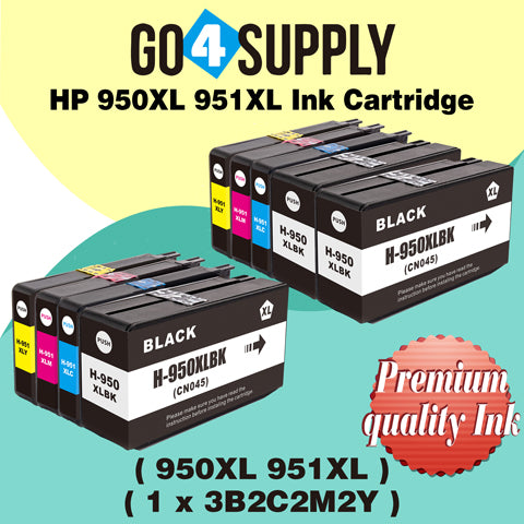 Compatible Set Combo HP 950xl 951xl Ink Cartridge Used for HP Officejet Pro 251dw/276dw/8100/8600/8610/8620/8630/8640/8650/8660/8615/8616/8625 Printer