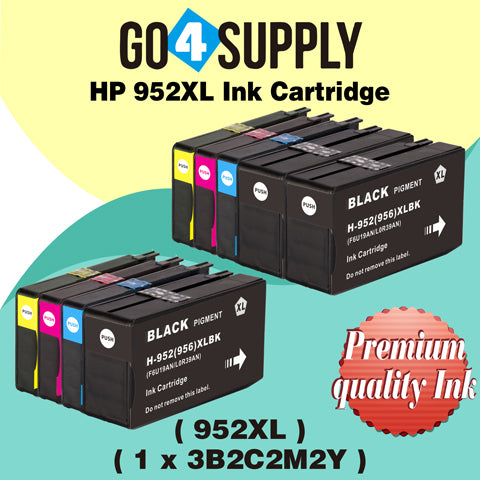 Compatible Set Combo HP 952xl Ink Cartridge Used for HP OfficeJet Pro 7720/7740/8210/8216/8702/8710/8715/8720/8725/8730/8740 All-in-One Printer
