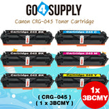 Compatible CANON CRG-045 CRG045 (BCMY) Set Toner Cartridge Used for Canon Color imageCLASS MF634Cdw/LBP612Cdw/MF632Cdw; i-SENSYS MF631Cn/633Cdw/635Cx/LBP611Cn/613Cdw