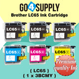 Compatible Yellow Brother LC65 Ink Cartridge Used for MFC-5890CN/5895CW/6490CW/6890CDW/J220/J265w/J270w/J410/J410w/J415W/J615W/J630W