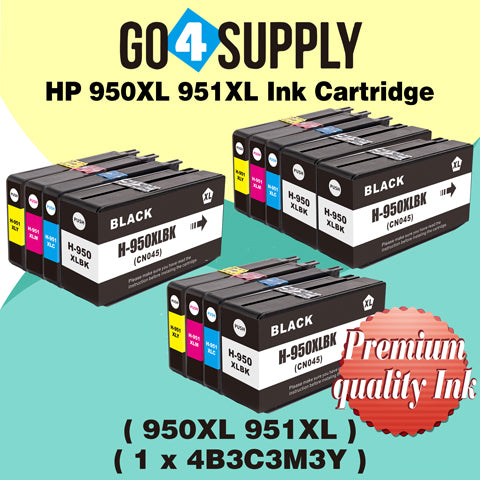 Compatible Set Combo HP 950xl 951xl Ink Cartridge Used for HP Officejet Pro 251dw/276dw/8100/8600/8610/8620/8630/8640/8650/8660/8615/8616/8625 Printer