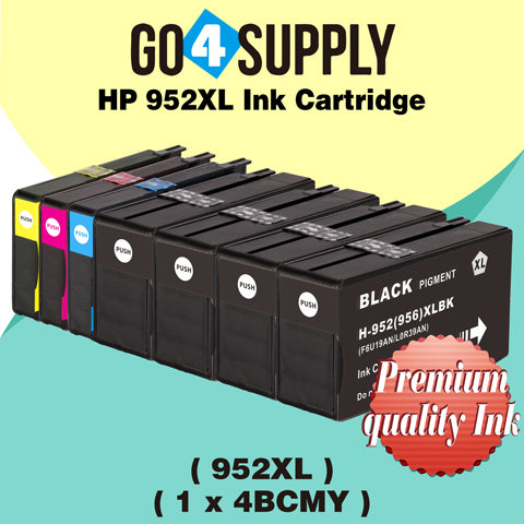 Compatible Set Combo HP 952xl Ink Cartridge Used for HP OfficeJet Pro 7720/7740/8210/8216/8702/8710/8715/8720/8725/8730/8740 All-in-One Printer