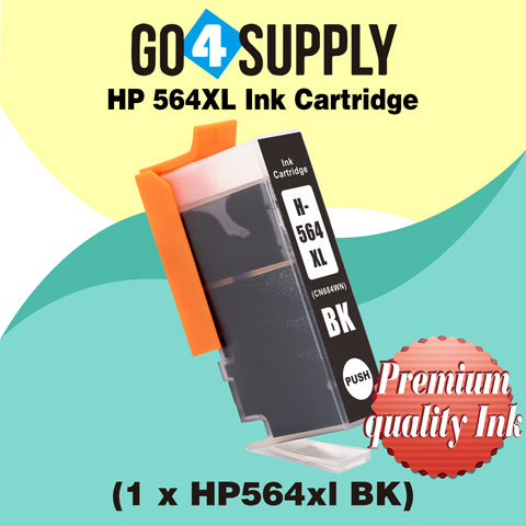 Compatible Black HP 564xl Ink Cartridge Used for Photosmart premium C309a/C309g/C309n/C310a/C310b/C310c/C410a/C410b/C410d; Photosmart eStation C510a/Deskjet 3070A/3520/3521/3522/3526 Printer