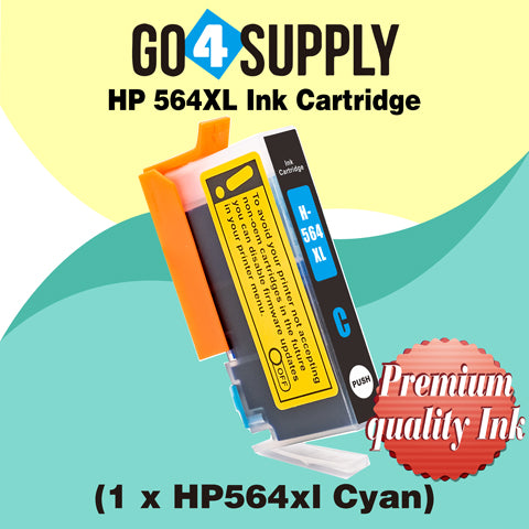 Compatible Cyan HP 564xl Ink Cartridge Used for Photosmart premium C309a/C309g/C309n/C310a/C310b/C310c/C410a/C410b/C410d; Photosmart eStation C510a/Deskjet 3070A/3520/3521/3522/3526 Printer