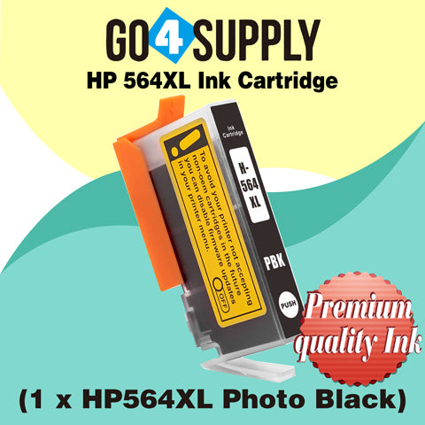 Compatible Photo Black HP 564xl Ink Cartridge Used for Photosmart premium C309a/C309g/C309n/C310a/C310b/ C310c/C410a/C410b/C410d; Photosmart eStation C510a; Photosmart Plus B210b Printer