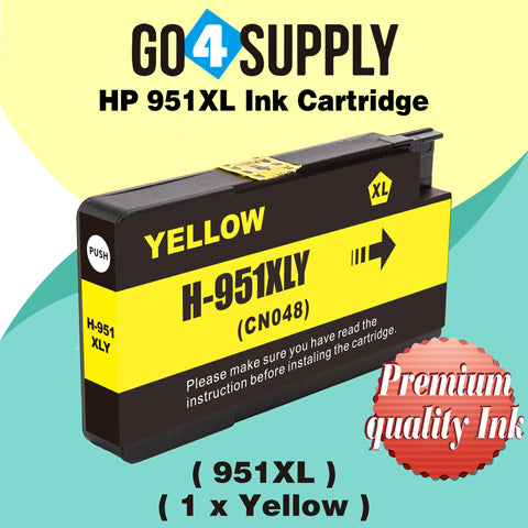 Compatible Yellow HP 951xl Ink Cartridge Used for HP Officejet Pro 251dw/276dw/8100/8600/8610/8620/8630/8640/8650/8660/8615/8616/8625 Printer