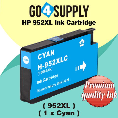 Compatible Cyan HP 952xl Ink Cartridge Used for HP OfficeJet Pro 7720/7740/8210/8216/8702/8710/8715/8720/8725/8730/8740 All-in-One Printer