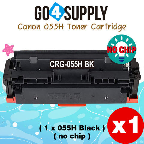 Compatible CANON (High-Yield Page) Cyan CRG055H (NO CHIP) CRG-055H Toner Cartridge Used for Canon i-SENSYS MF741Cdw; i-SENSYS MF745Cdw;  i-SENSYS MG743Cx