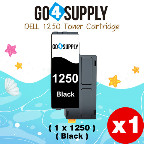 Compatible Cyan Dell 1250/C5GC3 Toner Cartridge Replacement for Dell 331-0777 Used for 1250c 1350cnw 1355cn 1355cnw C1760nw C1765nf Printer