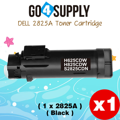Compatible (2,500 Yield) Dell 2825 593-BBOZ 3P7C4 Yellow Toner Cartridge Replacement for H625cdw H825cdw S2825cdn Printer