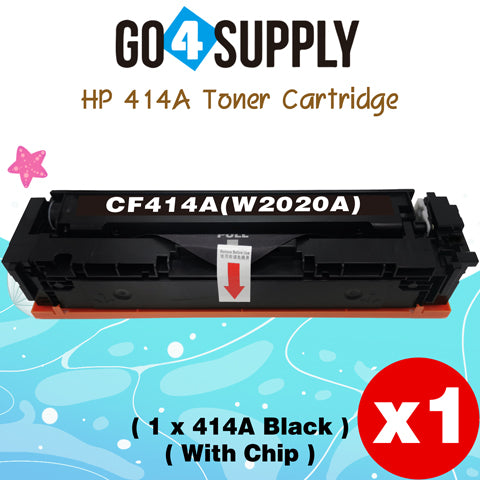 Compatible HP Black W2020A CF414A (WITH CHIP) Toner Cartridge Used for Color LaserJet Pro M454dn/M454dw; MFP M479dw/M479fdn/M479fdw/M454nw; Enterprise M455dn/ MFP M480f/ MFP M480f; Color LaserJet Managed E45028