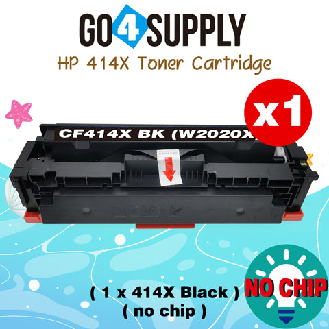 Compatible HP Black W2020X CF414X (NO CHIP) Toner Cartridge Used for Color LaserJet Pro M454dn/M454dw; MFP M479dw/M479fdn/M479fdw/M454nw; Enterprise M455dn/ MFP M480f/ MFP M480f; Color LaserJet Managed E45028