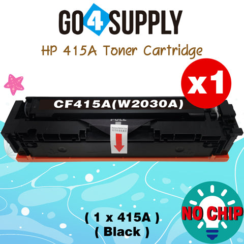 Compatible HP Black W2030A CF415A (NO CHIP) Toner Cartridge Used for Color LaserJet Pro M454dn/M454dw; MFP M479dw/M479fdn/M479fdw/M454nw; Enterprise M455dn/MFP M480f; Color LaserJet Managed E45028