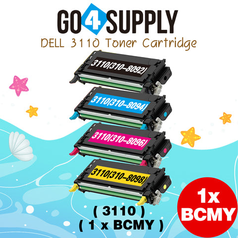 Compatible Dell 3110CN 3115CN 3110 3115 310-8098 Yellow Toner Cartridge Used for DELL 3115 3115cn 3110cn Printers
