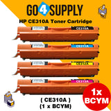 Compatible Set HP 310 CE310A CE311A CE312A CE313A Toner Cartridge Used for HP  Laserjet Pro CP1020/ 1021/ 1022/ 1023/ 1025; CP 1026/ 1027/ 1028nw; 100 M175a/b/c/nw/p/q/R; 200 color MFP M275nw/s/t/u Printer