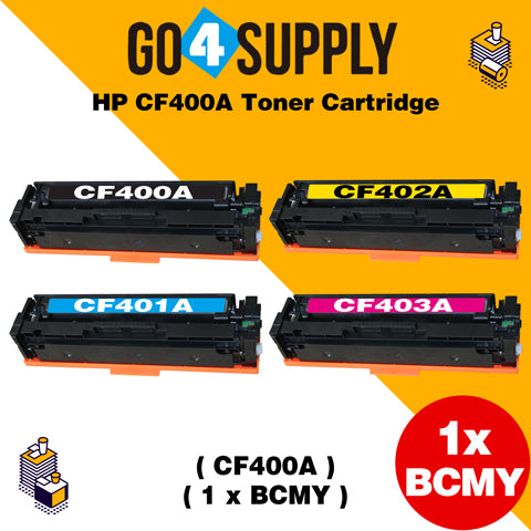 Compatible Set Combo HP 201A CF400A CF401A CF402A CF403A Toner Cartridge Used for HP Color LaserJet Pro M252dn/252n; Color LaserJet Pro MFP M277dw/277n; Color LaserJet Pro MFP M274n Printers