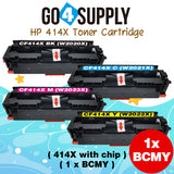 Compatible HP Cyan W2021X CF414X (WITH CHIP) Toner Cartridge Used for Color LaserJet Pro M454dn/M454dw; MFP M479dw/M479fdn/M479fdw/M454nw; Enterprise M455dn/ MFP M480f/ MFP M480f; Color LaserJet Managed E45028
