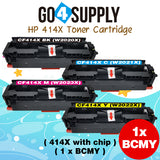 Compatible HP Black W2020X CF414X (WITH CHIP) Toner Cartridge Used for Color LaserJet Pro M454dn/M454dw; MFP M479dw/M479fdn/M479fdw/M454nw; Enterprise M455dn/ MFP M480f/ MFP M480f; Color LaserJet Managed E45028