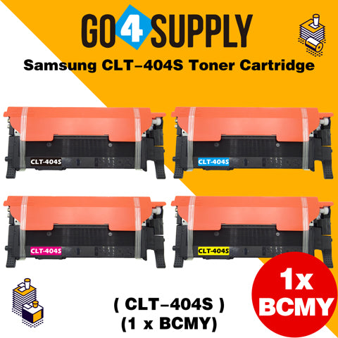Compatible Set Combo Samsang 404 CLT404S CLT-404S Toner Cartridge Used for Samsung SL-C430W/C430/C432W; SL-C432/C433W/C433; SL-480FW/C480/C480FN; SL-C480FW/C480W/482; SL-C482FW/C482W; SL-483/C483W/C483FW