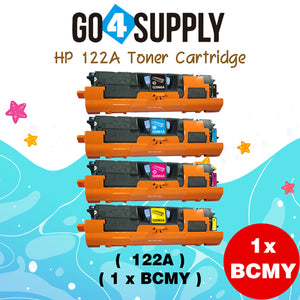 Compatible Combo Set HP 122A Q3960A Q3961A Q3962A Q3963A to use for HP 2840 2550n 2550L 2550Ln 2820 2830 Printers
