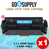 Compatible CANON (High-Yield Page) Cyan CRG055H (WITH CHIP) CRG-055H Toner Cartridge Used for Canon i-SENSYS MF741Cdw; i-SENSYS MF745Cdw;  i-SENSYS MG743Cx